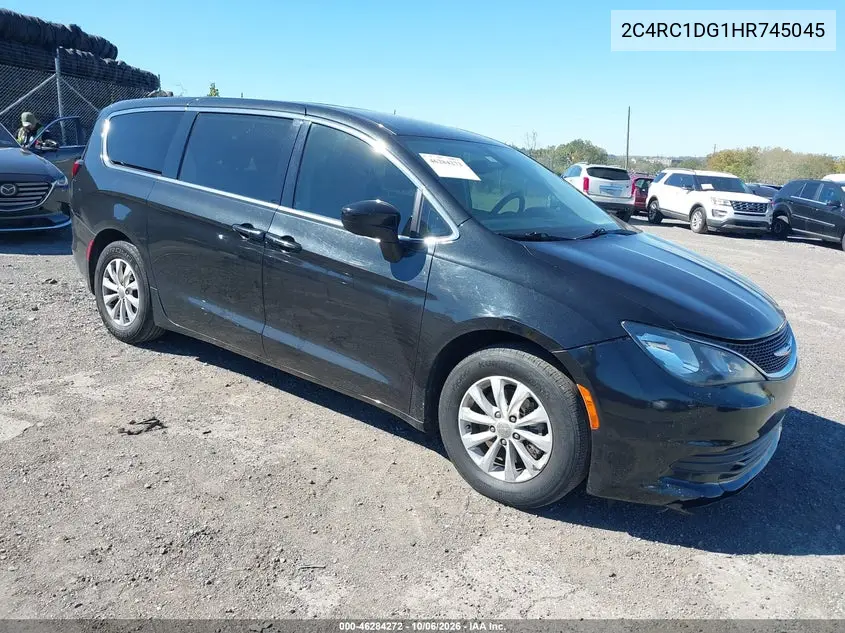 CHRYSLER PACIFICA 2017, VIN 2C4RC1DG1HR745045