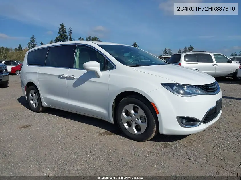 CHRYSLER PACIFICA 2017, VIN 2C4RC1H72HR837310