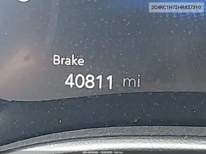 2017 CHRYSLER PACIFICA VIN 2C4RC1H72HR837310 — фото 15