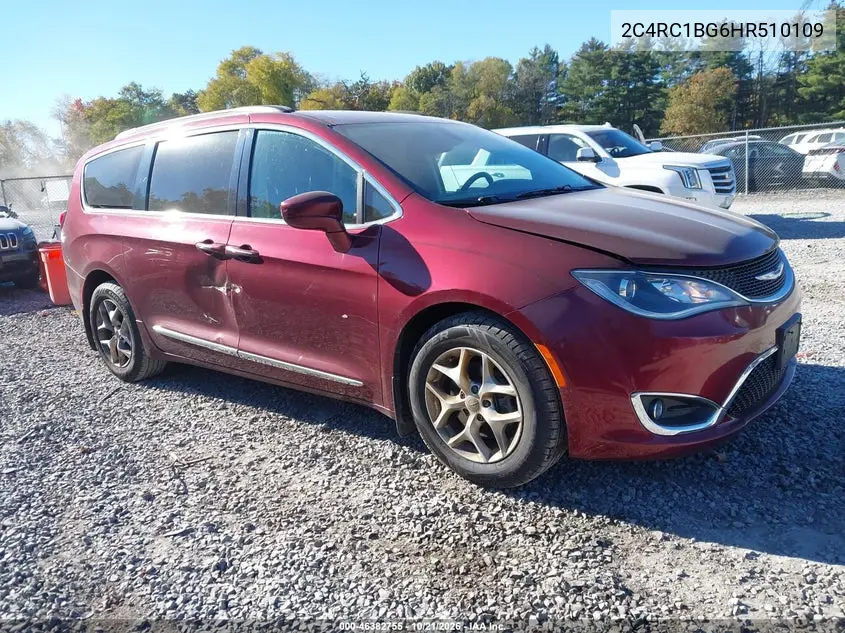 CHRYSLER PACIFICA 2017, VIN 2C4RC1BG6HR510109