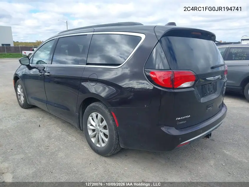 2018 CHRYSLER PACIFICA VIN 2C4RC1FG0JR194741 — фото 3