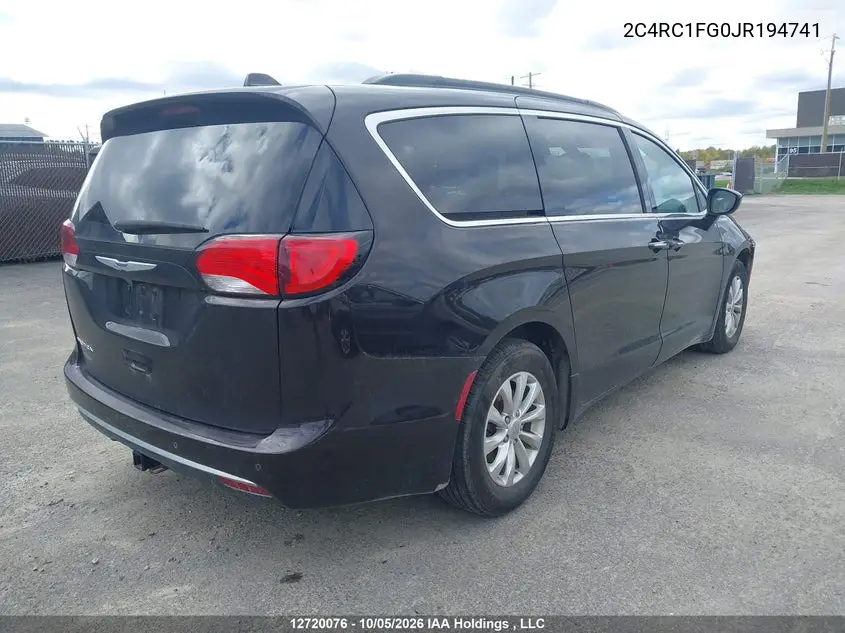 2018 CHRYSLER PACIFICA VIN 2C4RC1FG0JR194741 — фото 4