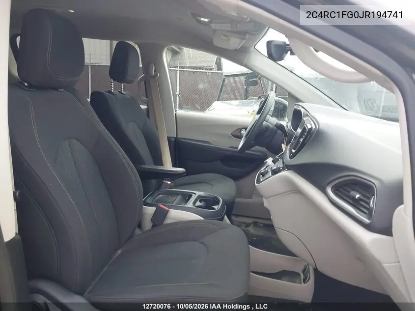 2018 CHRYSLER PACIFICA VIN 2C4RC1FG0JR194741 — фото 5