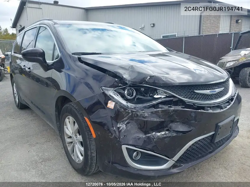 2018 CHRYSLER PACIFICA VIN 2C4RC1FG0JR194741 — фото 6