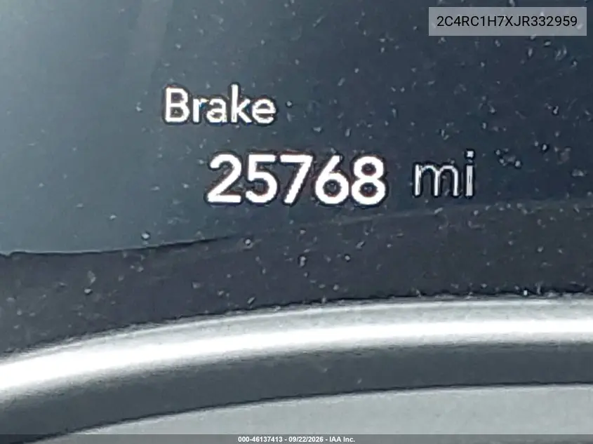 2018 CHRYSLER PACIFICA VIN 2C4RC1H7XJR332959 — фото 21