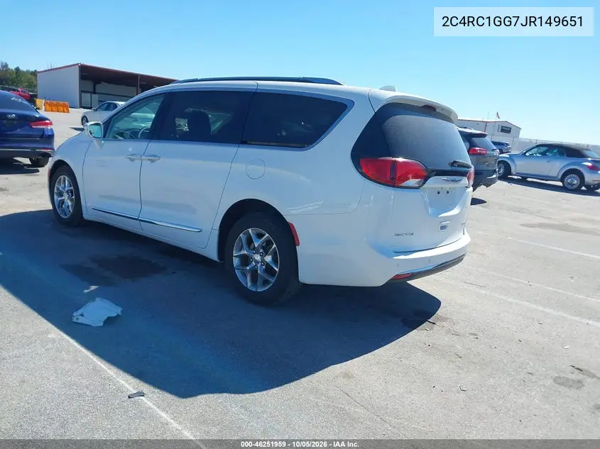 2018 CHRYSLER PACIFICA VIN 2C4RC1GG7JR149651 — фото 3
