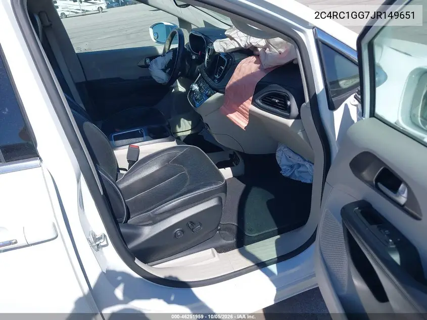 2018 CHRYSLER PACIFICA VIN 2C4RC1GG7JR149651 — фото 5