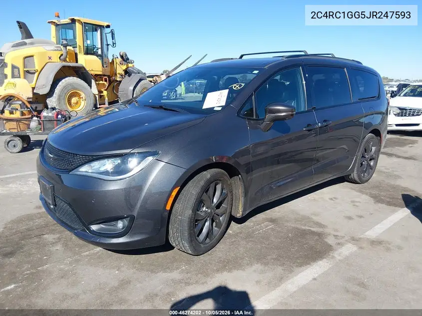 2018 CHRYSLER PACIFICA VIN 2C4RC1GG5JR247593 — фото 2