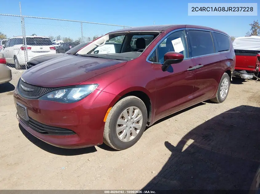 2018 CHRYSLER PACIFICA VIN 2C4RC1AG8JR237228 — фото 2