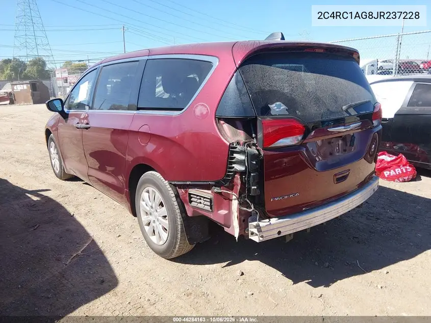 2018 CHRYSLER PACIFICA VIN 2C4RC1AG8JR237228 — фото 3