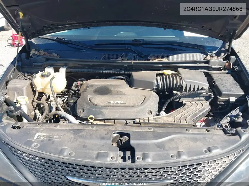 2018 CHRYSLER PACIFICA VIN 2C4RC1AG9JR274868 — фото 10