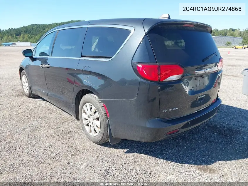 2018 CHRYSLER PACIFICA VIN 2C4RC1AG9JR274868 — фото 3