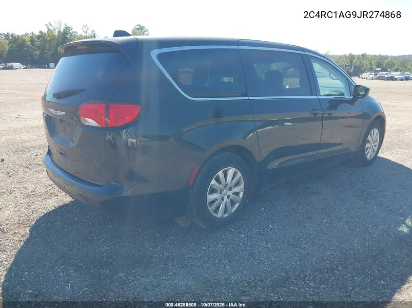 2018 CHRYSLER PACIFICA VIN 2C4RC1AG9JR274868 — фото 4