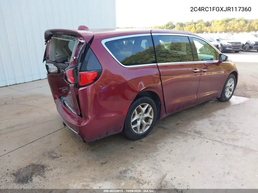 2018 CHRYSLER PACIFICA VIN 2C4RC1FGXJR117360 — фото 4