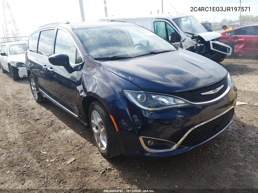 CHRYSLER PACIFICA 2018, VIN 2C4RC1EG3JR197571