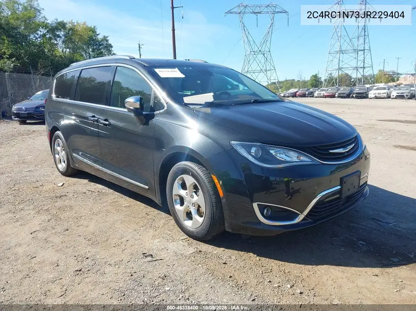 CHRYSLER PACIFICA 2018, VIN 2C4RC1N73JR229404