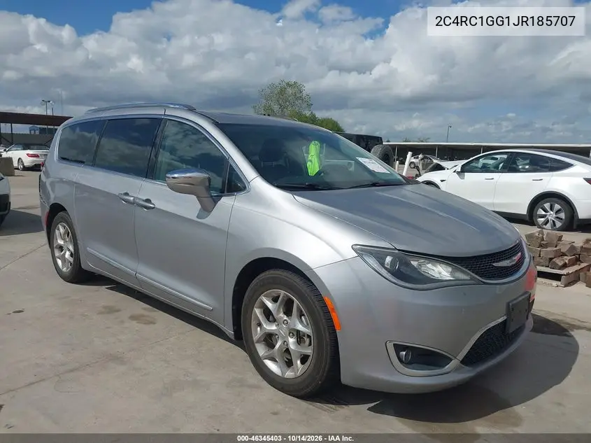 CHRYSLER PACIFICA 2018, VIN 2C4RC1GG1JR185707