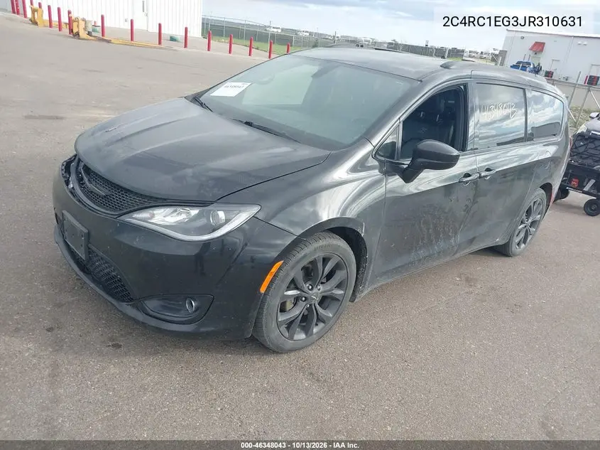 2018 CHRYSLER PACIFICA VIN 2C4RC1EG3JR310631 — фото 2