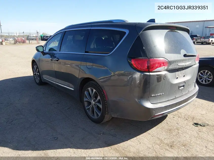 2018 CHRYSLER PACIFICA VIN 2C4RC1GG3JR339351 — фото 3