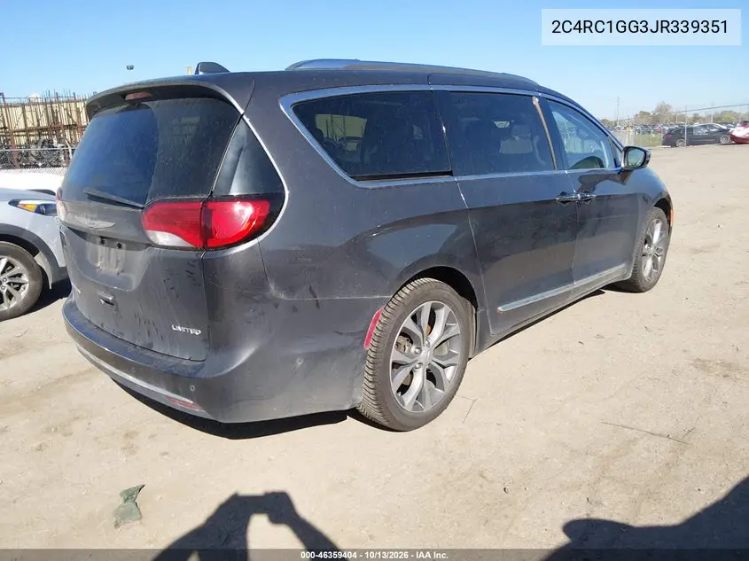2018 CHRYSLER PACIFICA VIN 2C4RC1GG3JR339351 — фото 4