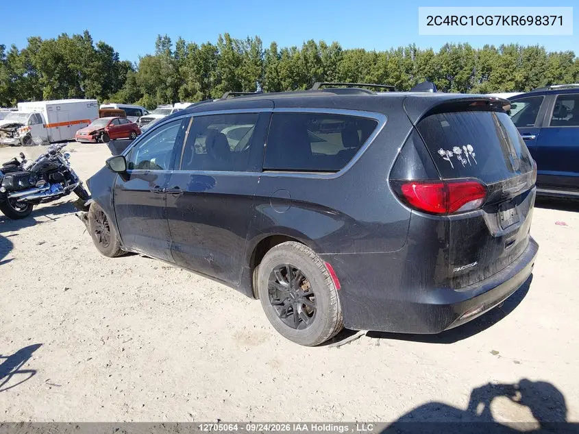 2019 CHRYSLER PACIFICA VIN 2C4RC1CG7KR698371 — фото 3