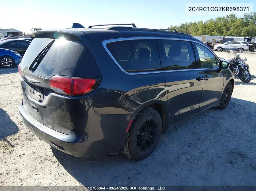 2019 CHRYSLER PACIFICA VIN 2C4RC1CG7KR698371 — фото 4