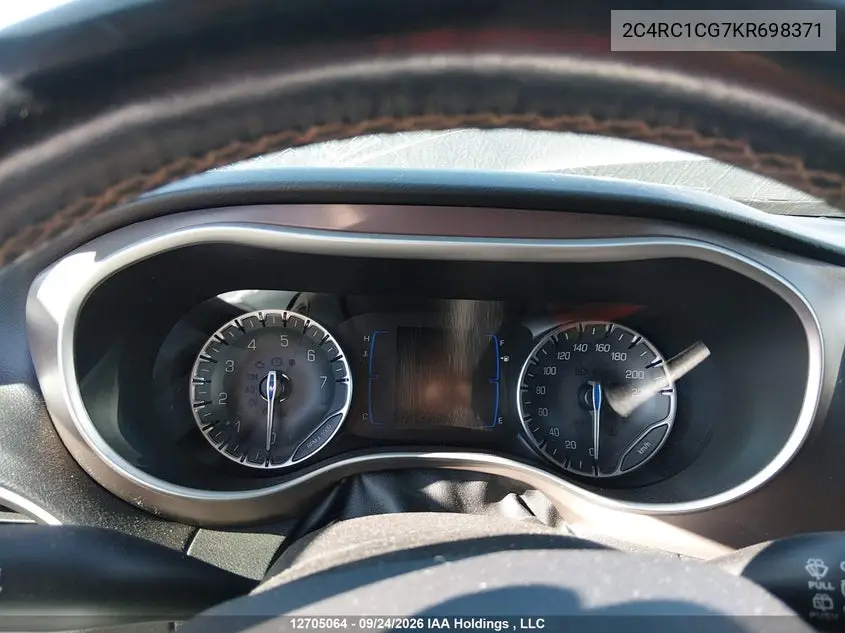 2019 CHRYSLER PACIFICA VIN 2C4RC1CG7KR698371 — фото 7