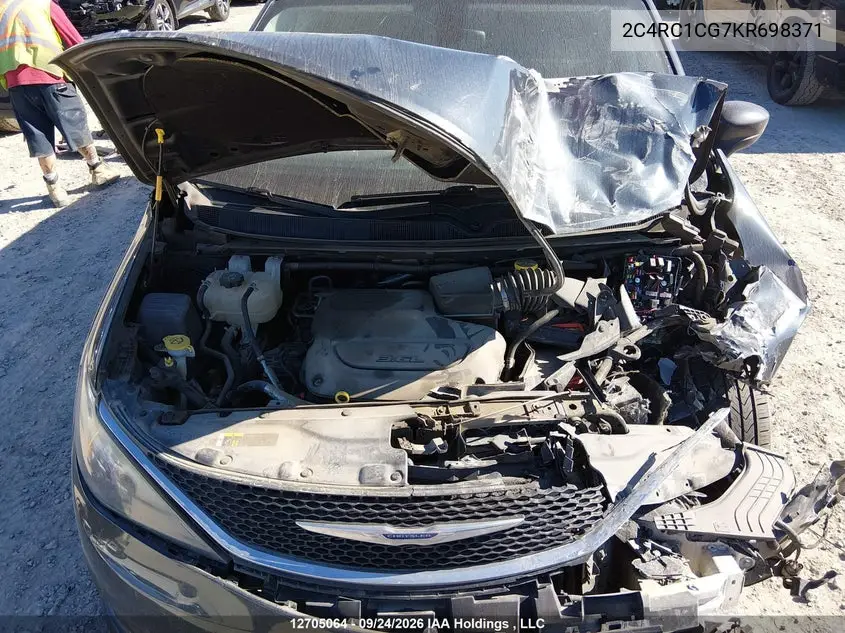 2019 CHRYSLER PACIFICA VIN 2C4RC1CG7KR698371 — фото 9