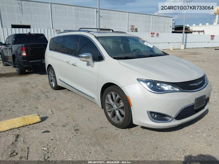 CHRYSLER PACIFICA 2019, VIN 2C4RC1GG7KR733064