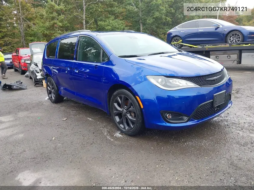 CHRYSLER PACIFICA 2019, VIN 2C4RC1GG7KR749121