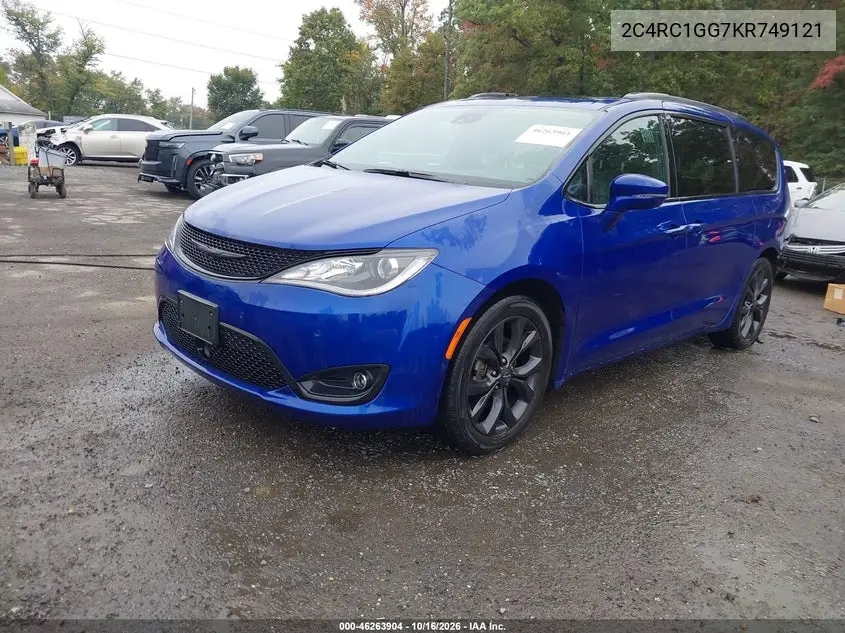 2019 CHRYSLER PACIFICA VIN 2C4RC1GG7KR749121 — фото 2