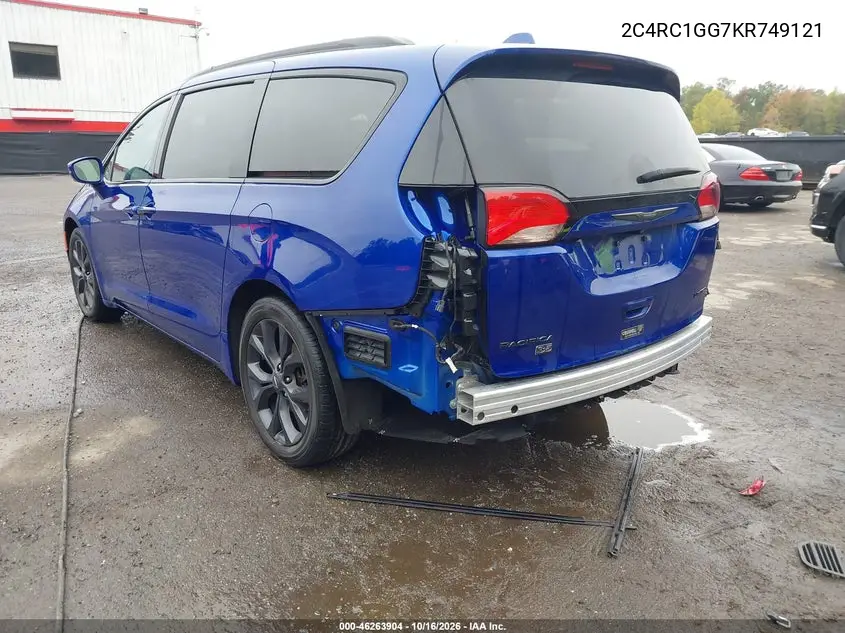 2019 CHRYSLER PACIFICA VIN 2C4RC1GG7KR749121 — фото 3