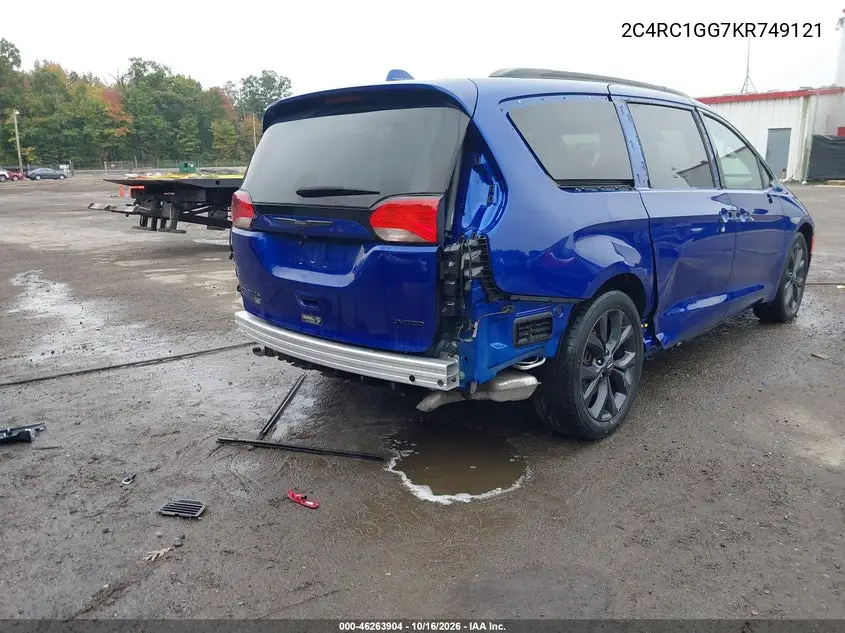 2019 CHRYSLER PACIFICA VIN 2C4RC1GG7KR749121 — фото 4