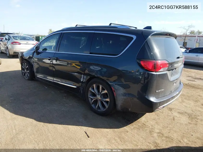 2019 CHRYSLER PACIFICA VIN 2C4RC1GG7KR588155 — фото 3