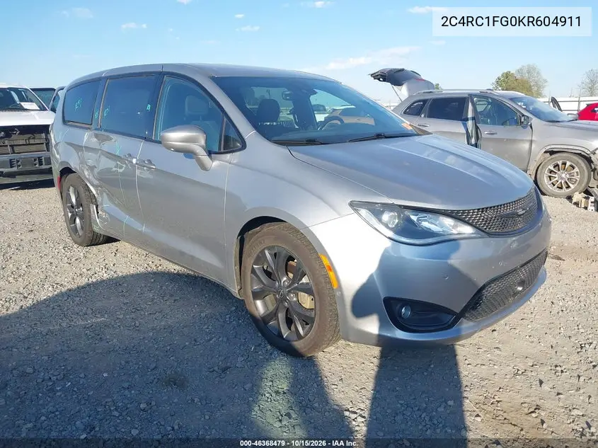 CHRYSLER PACIFICA 2019, VIN 2C4RC1FG0KR604911