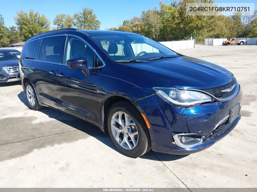 CHRYSLER PACIFICA 2019, VIN 2C4RC1FG8KR710751