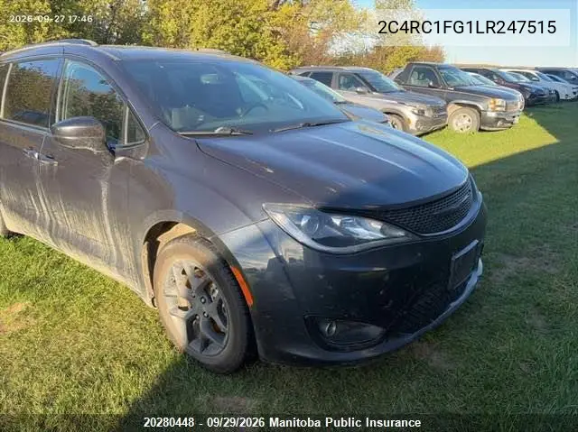 CHRYSLER PACIFICA 2020, VIN 2C4RC1FG1LR247515