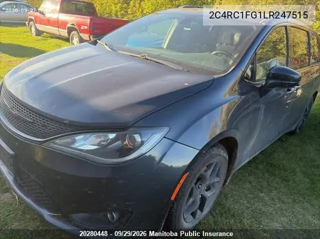 2020 CHRYSLER PACIFICA VIN 2C4RC1FG1LR247515 — фото 2