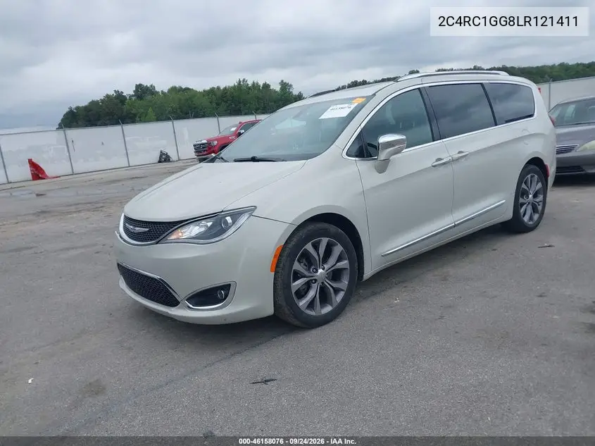 2020 CHRYSLER PACIFICA VIN 2C4RC1GG8LR121411 — фото 2