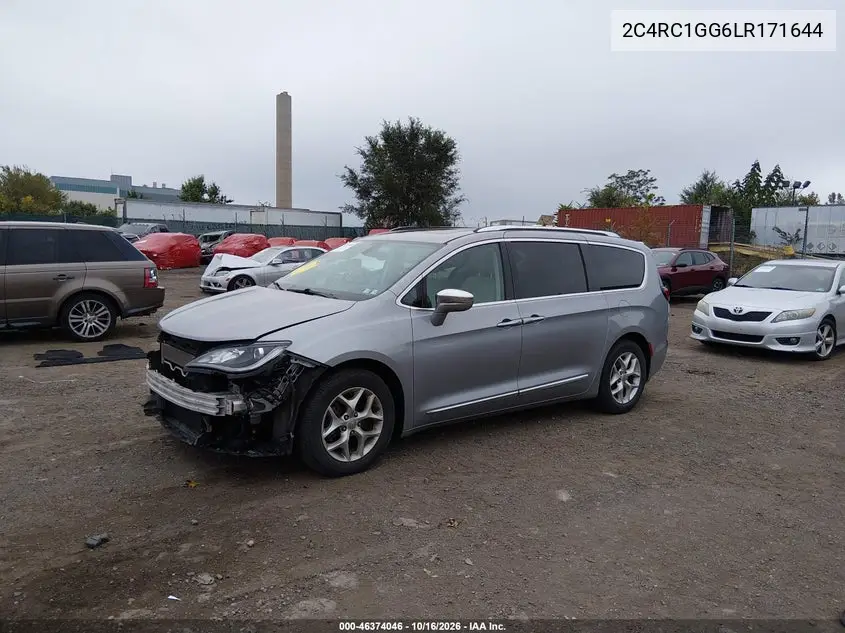 2020 CHRYSLER PACIFICA VIN 2C4RC1GG6LR171644 — фото 2