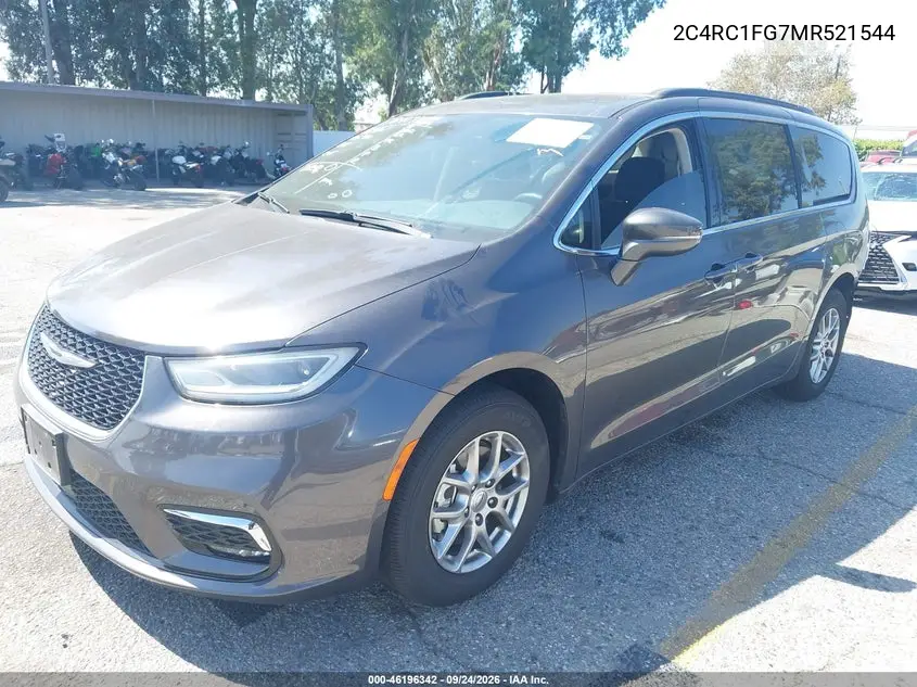 2021 CHRYSLER PACIFICA VIN 2C4RC1FG7MR521544 — фото 2