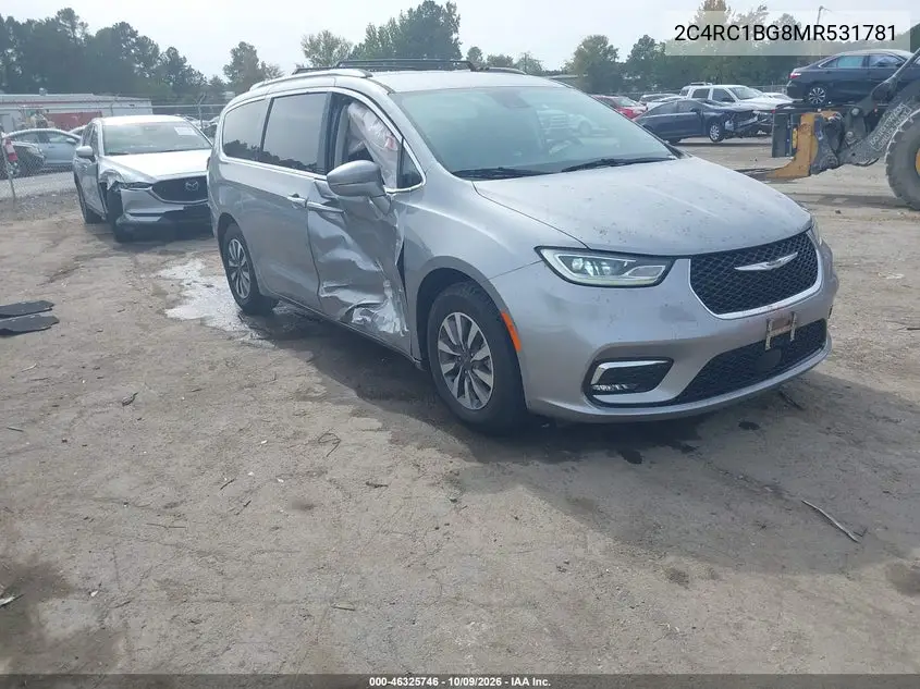 CHRYSLER PACIFICA 2021, VIN 2C4RC1BG8MR531781