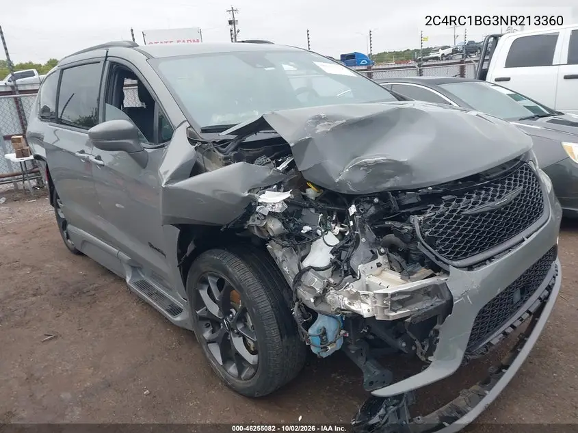 CHRYSLER PACIFICA 2022, VIN 2C4RC1BG3NR213360