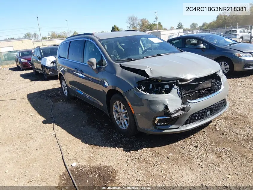 CHRYSLER PACIFICA 2022, VIN 2C4RC1BG3NR218381