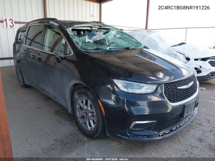 CHRYSLER PACIFICA 2022, VIN 2C4RC1BG8NR191226
