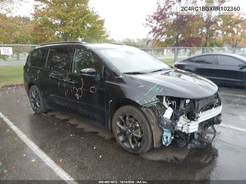 CHRYSLER PACIFICA 2024, VIN 2C4RC1BGXRR102360