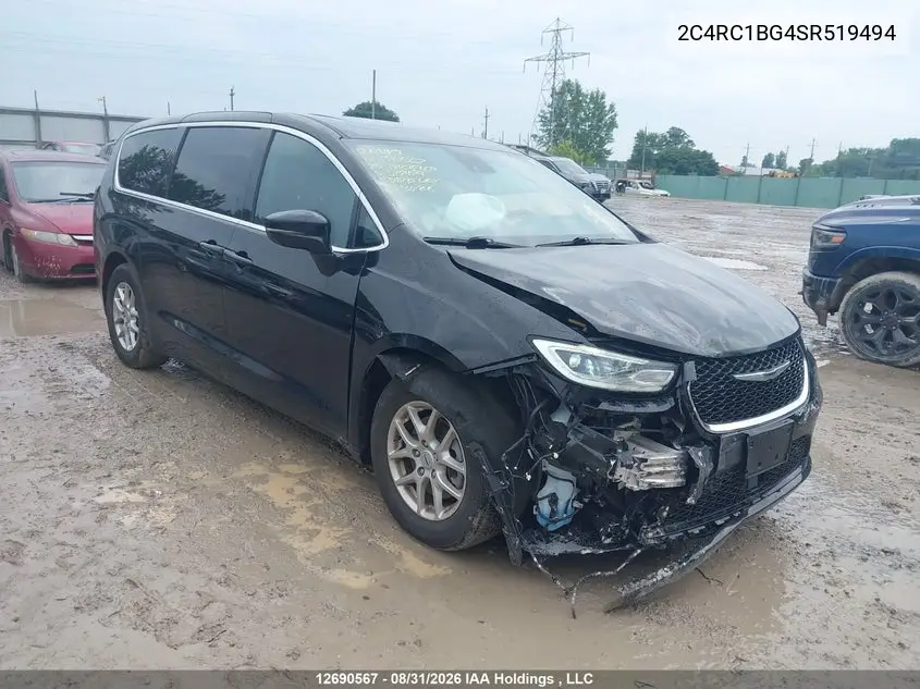 CHRYSLER PACIFICA 2025, VIN 2C4RC1BG4SR519494