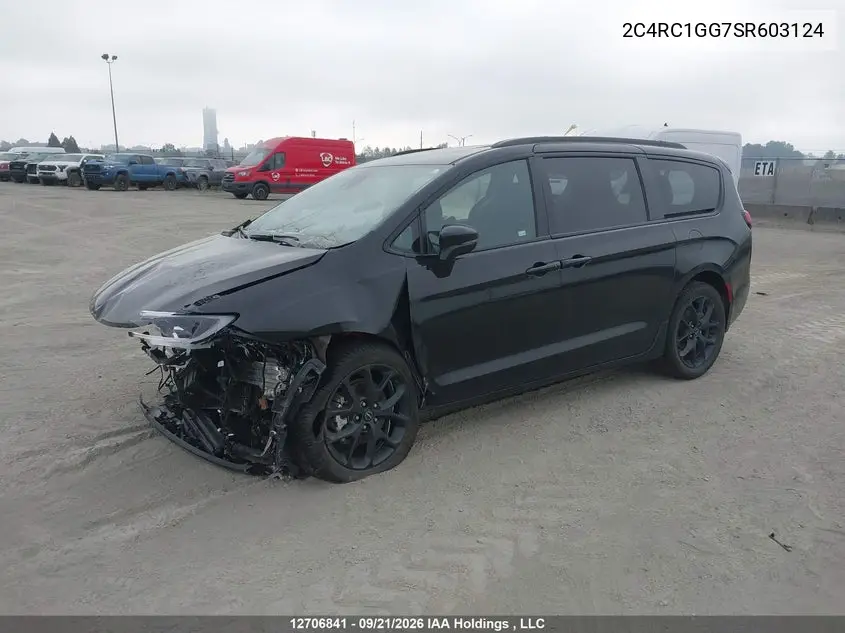 2025 CHRYSLER PACIFICA VIN 2C4RC1GG7SR603124 — фото 2