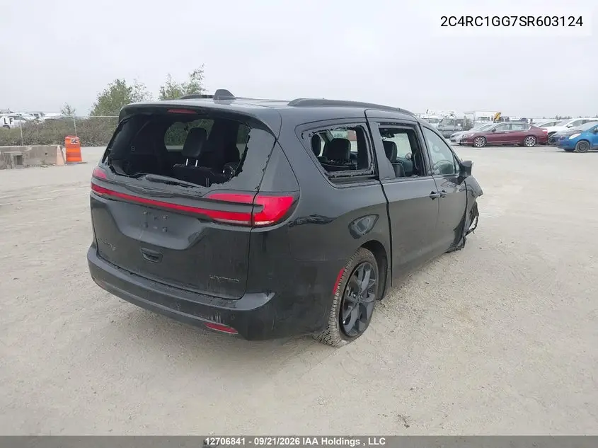 2025 CHRYSLER PACIFICA VIN 2C4RC1GG7SR603124 — фото 4