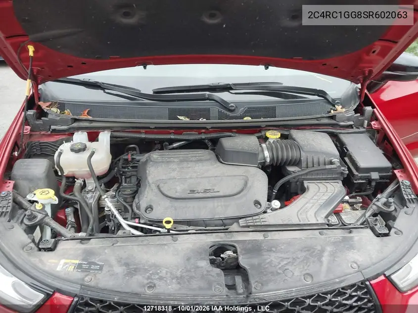 2025 CHRYSLER PACIFICA VIN 2C4RC1GG8SR602063 — фото 10